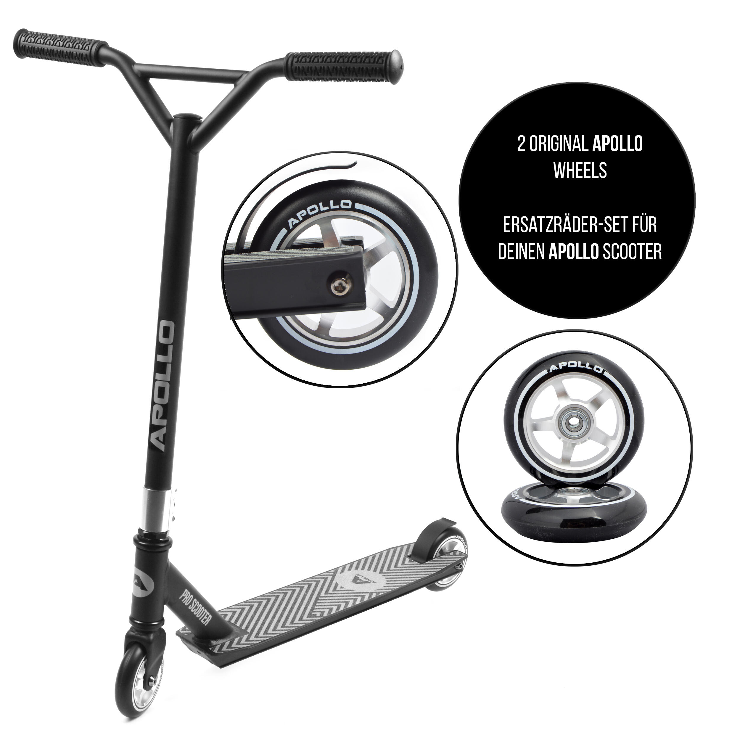 Ruedas de Patinete Freestyle Pro – Juego de Repuesto con Rodamientos ABEC 9 5/5