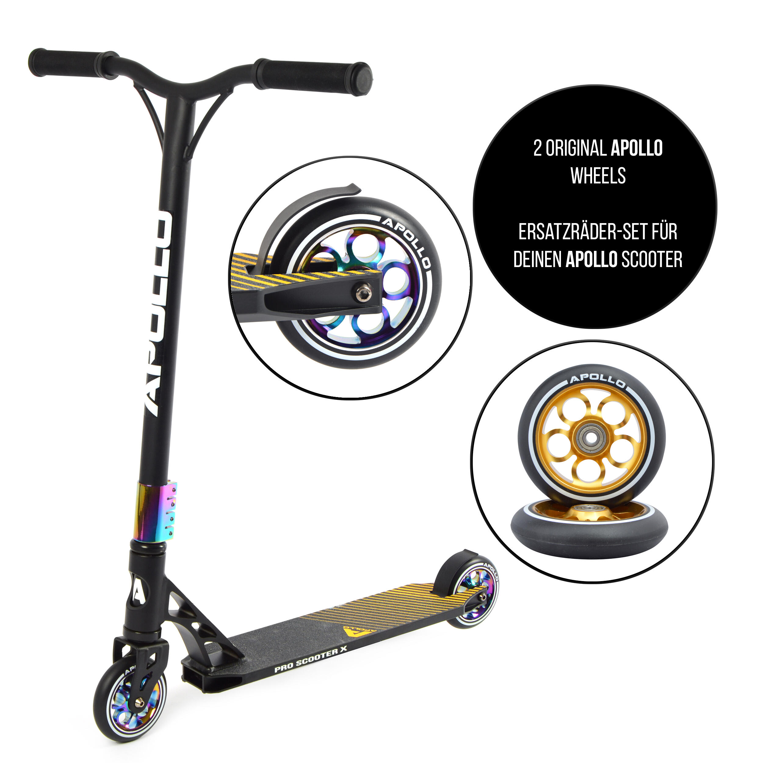Stunt Scooter Replacement Wheels Pro Wheels - ABEC9 Ball Bearings 5/5