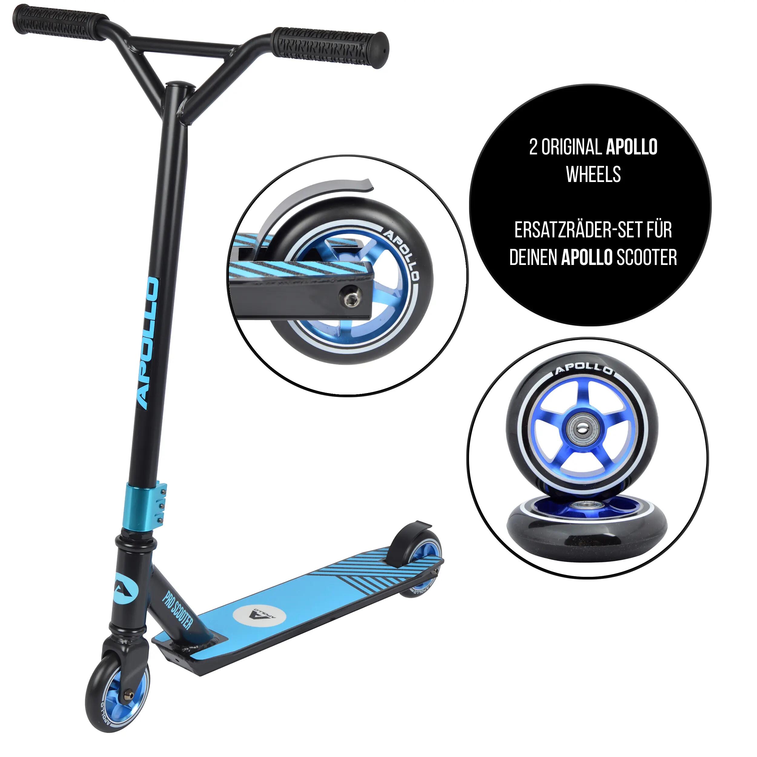 Stunt Scooter reservewielenset Pro Wheels - ABEC9 kogellagers, voor stuntstep 5/5