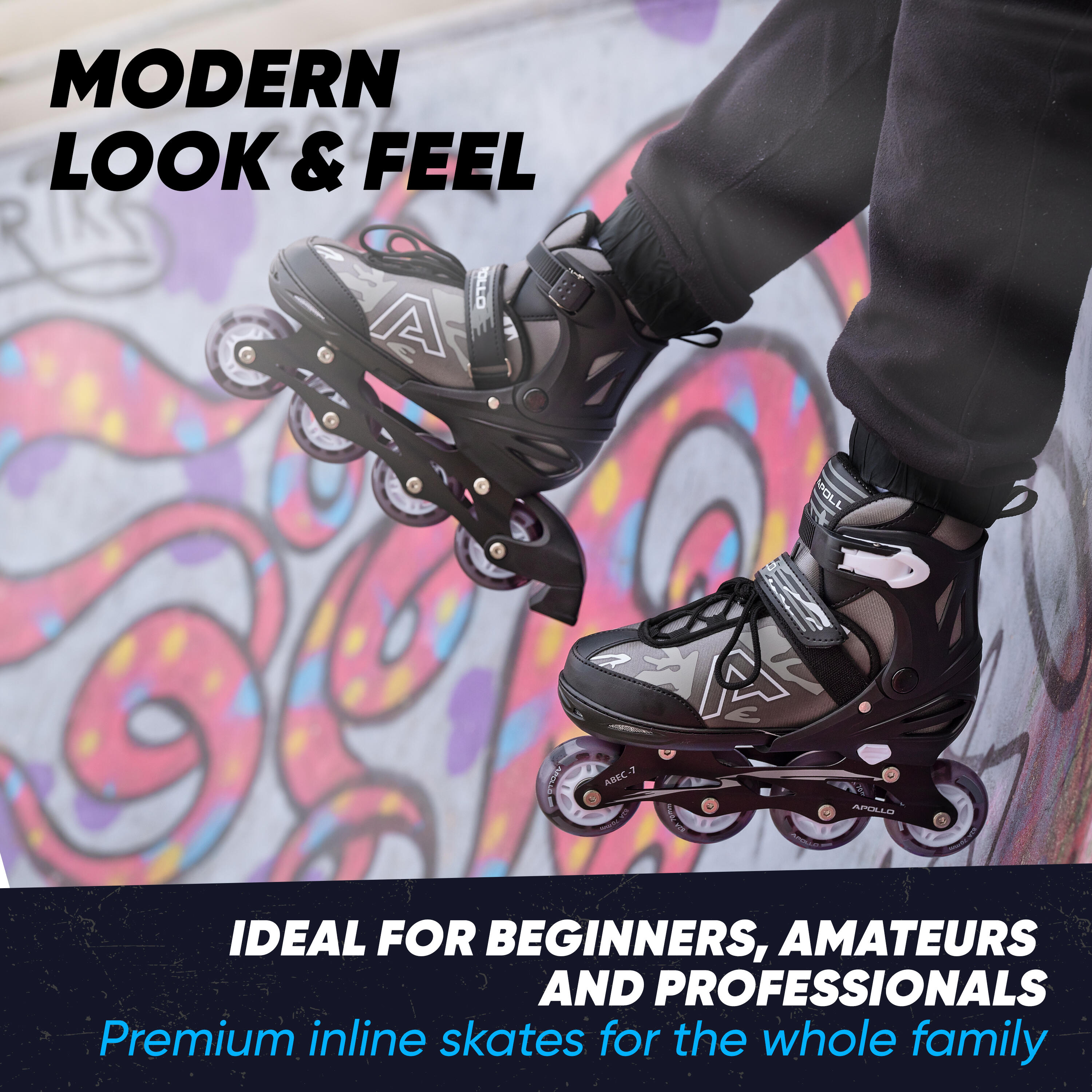 Champion Patines en Línea Talla Ajustable, con Ruedas LED 6/7