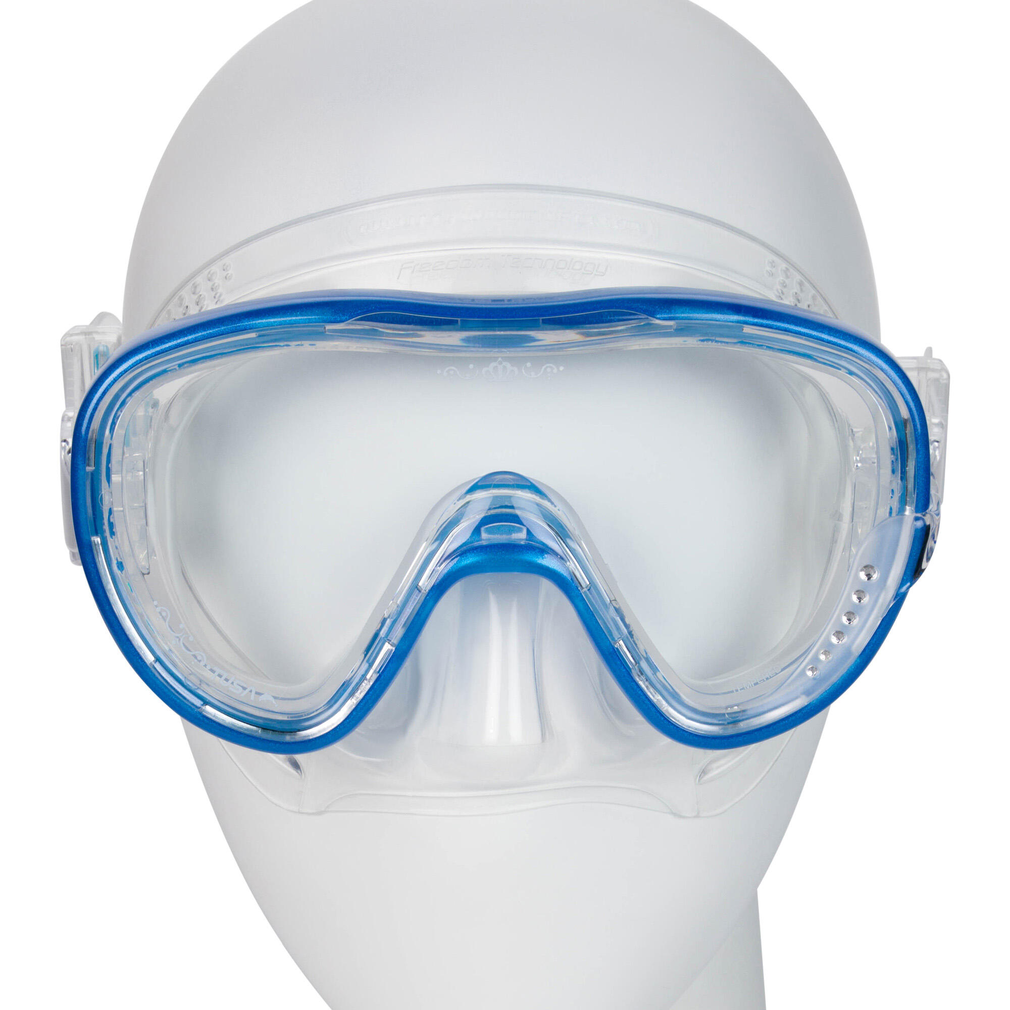 TUSA Máscara de buceo de máscara de tus tin fd