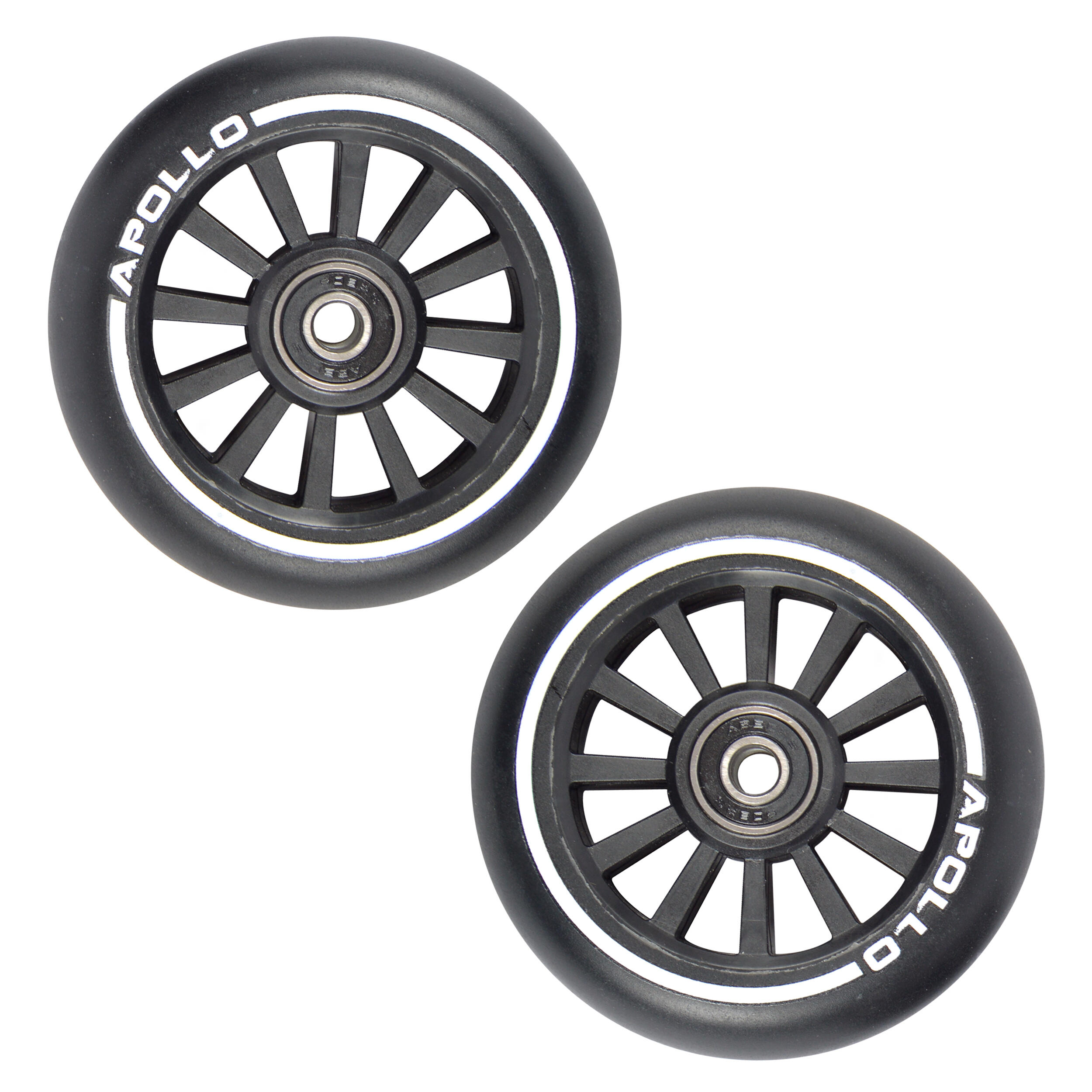 APOLLO Stunt Scooter reservewielenset Pro Wheels - ABEC9 kogellagers, voor stuntstep