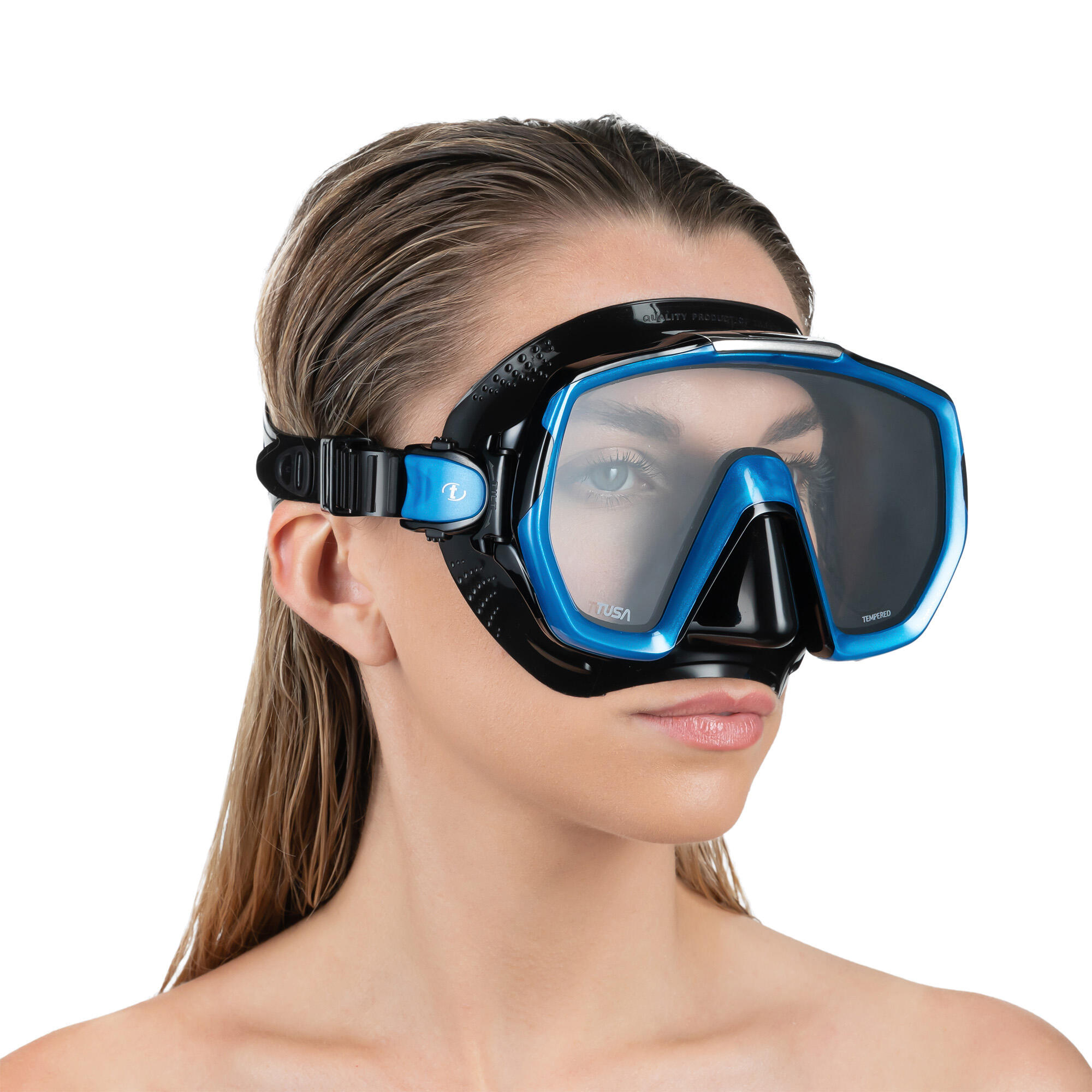 TUSA Maska FREEDOM ELITE černá/modrá