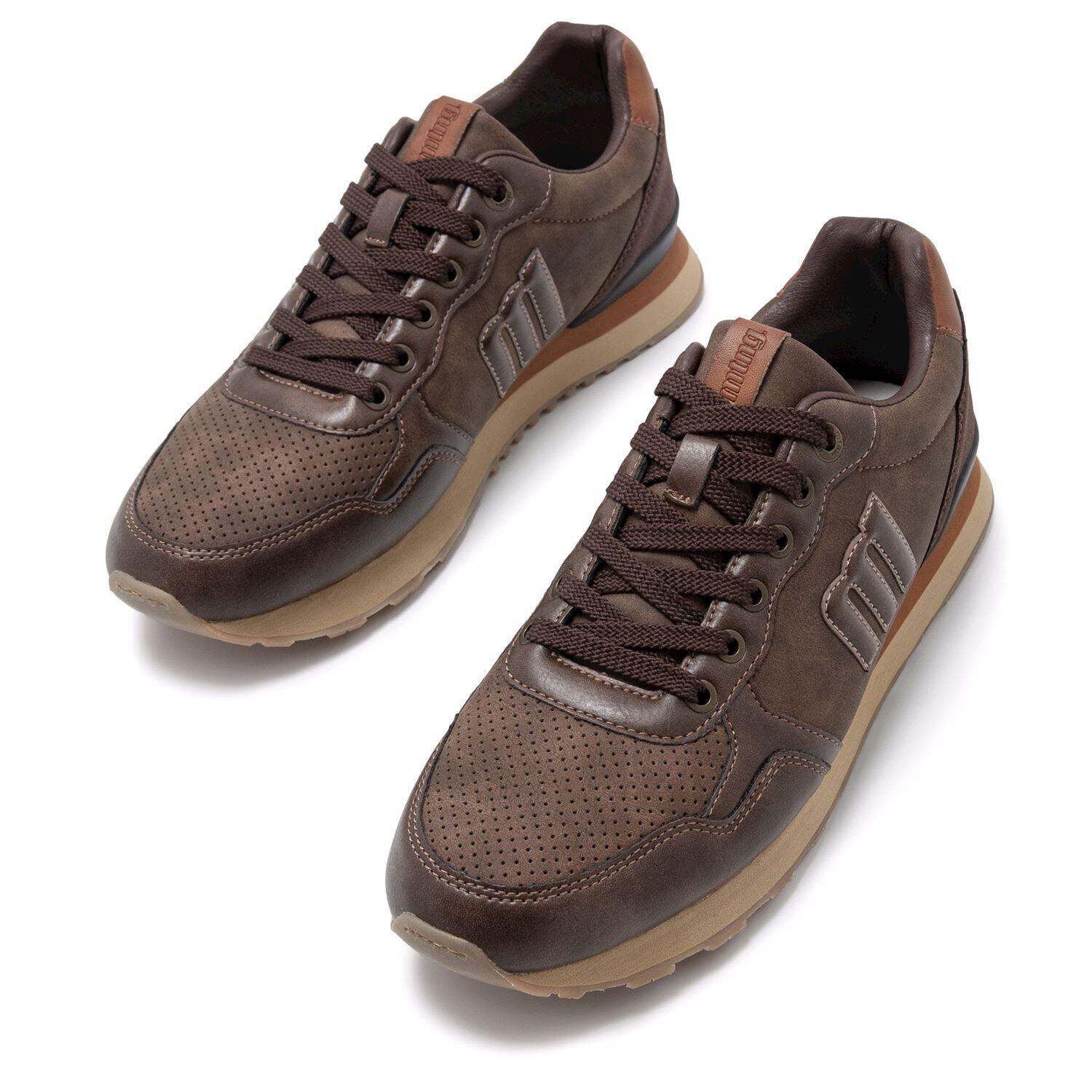 Zapatillas Caminar Hombre MTNG Porland Marron