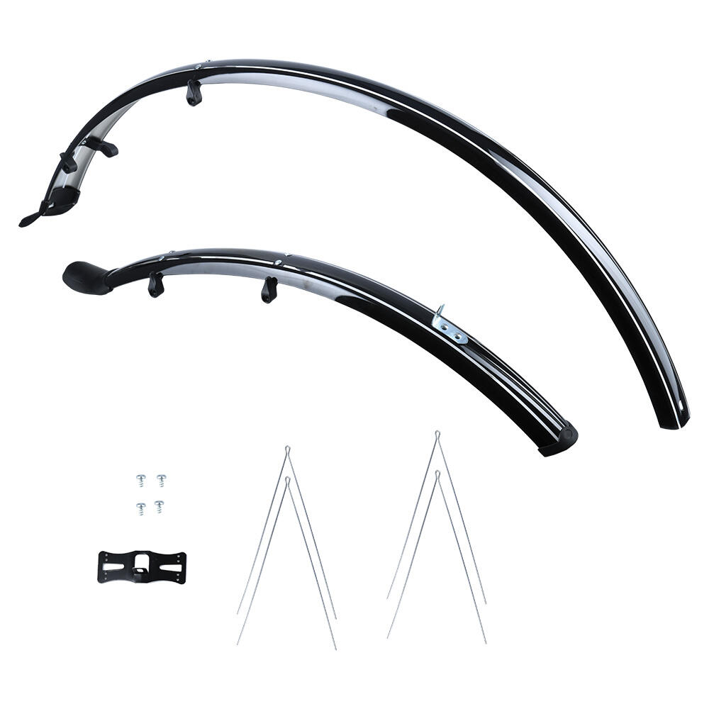 OXFORD Oxford 700c Hybrid 46mm Mudguard Set Black