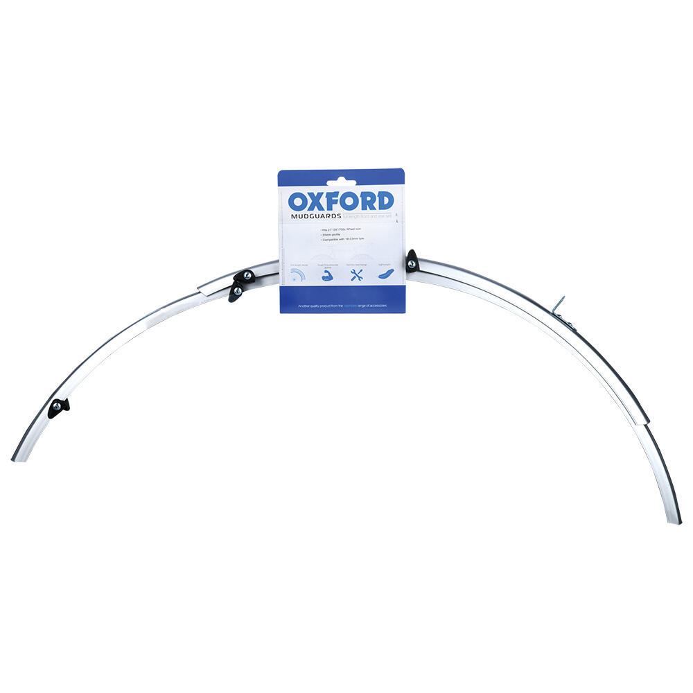 Oxford 700c/27'' Std Narrow 31mm Mudguard Silver 2/2