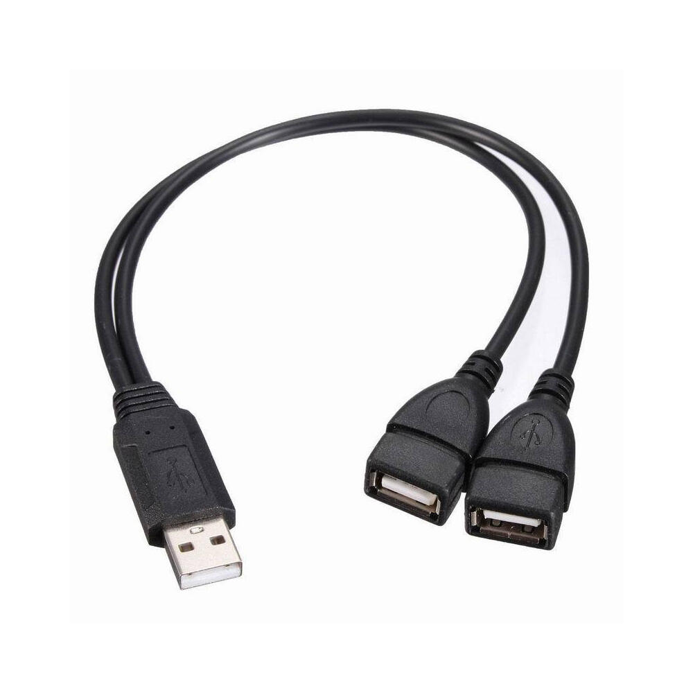 Oxford USB Male to 2 Female Y-Connector 10cm (3A) 1/1