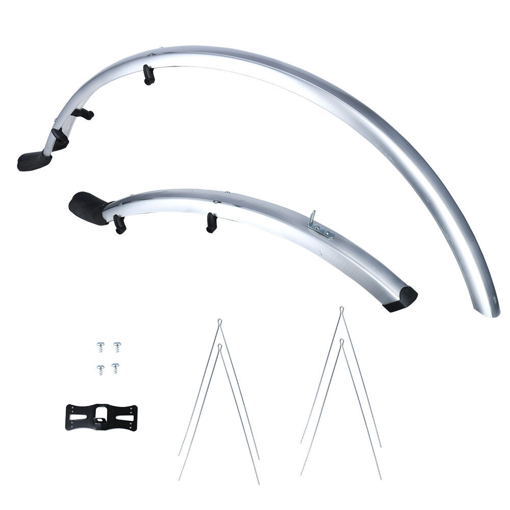 OXFORD Oxford 700c Hybrid 56mm Mudguard Set Silver