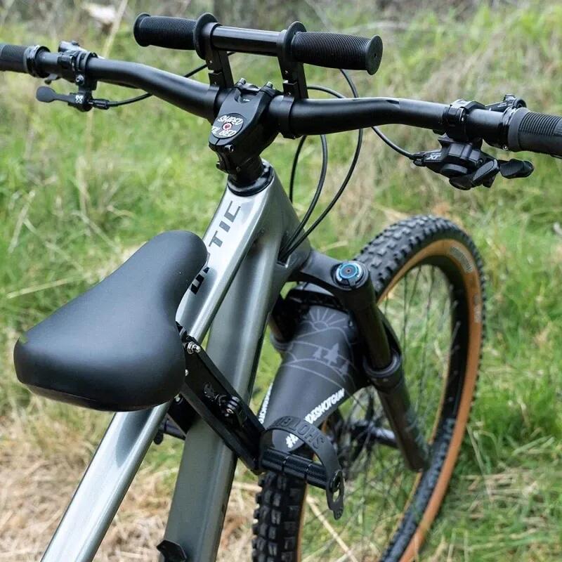 Scaun de bicicleta pentru copii cu ghidon kids ride, combo din sa si maner