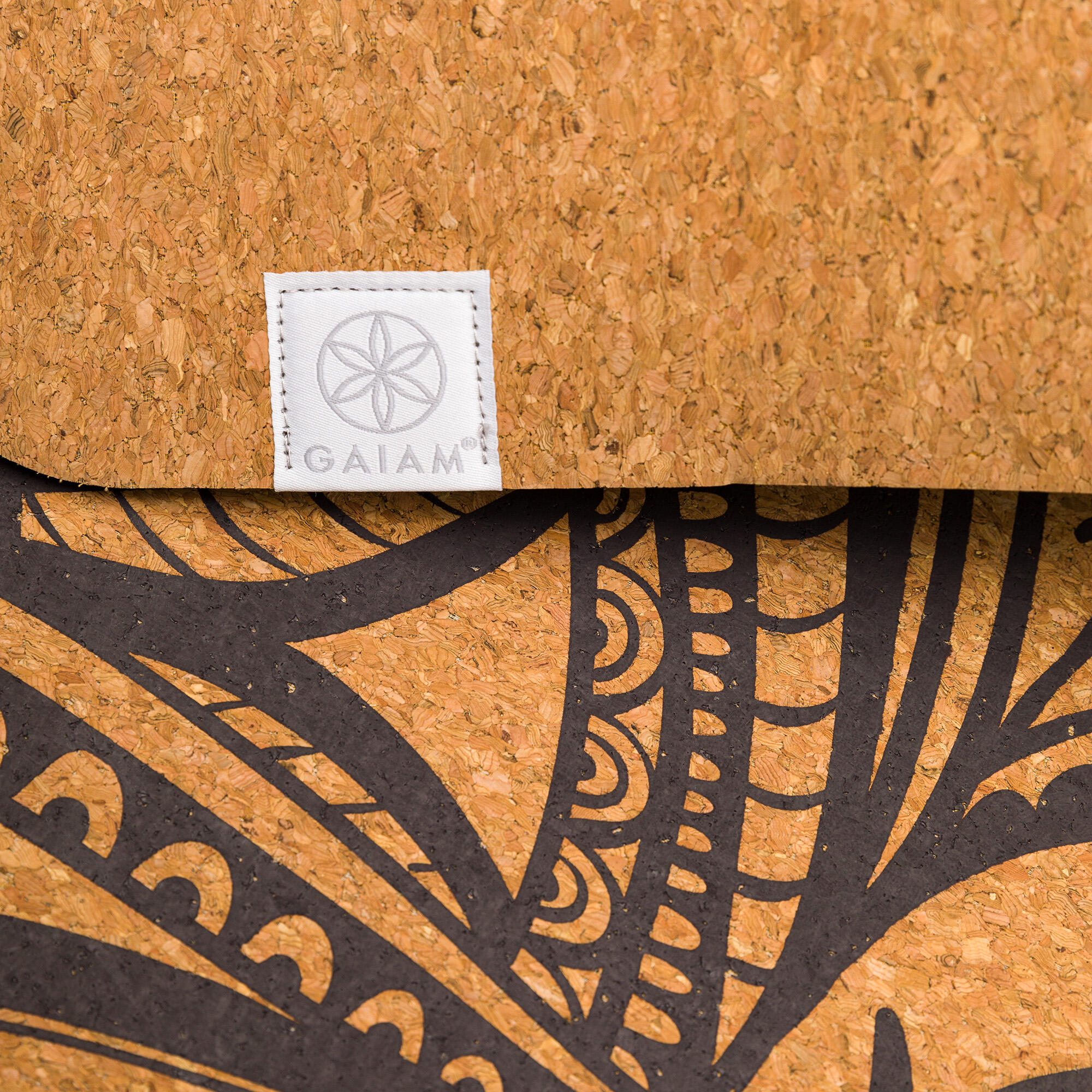 Mata do Jogi Gaiam Printed Cork Mandala 5 mm 4/5