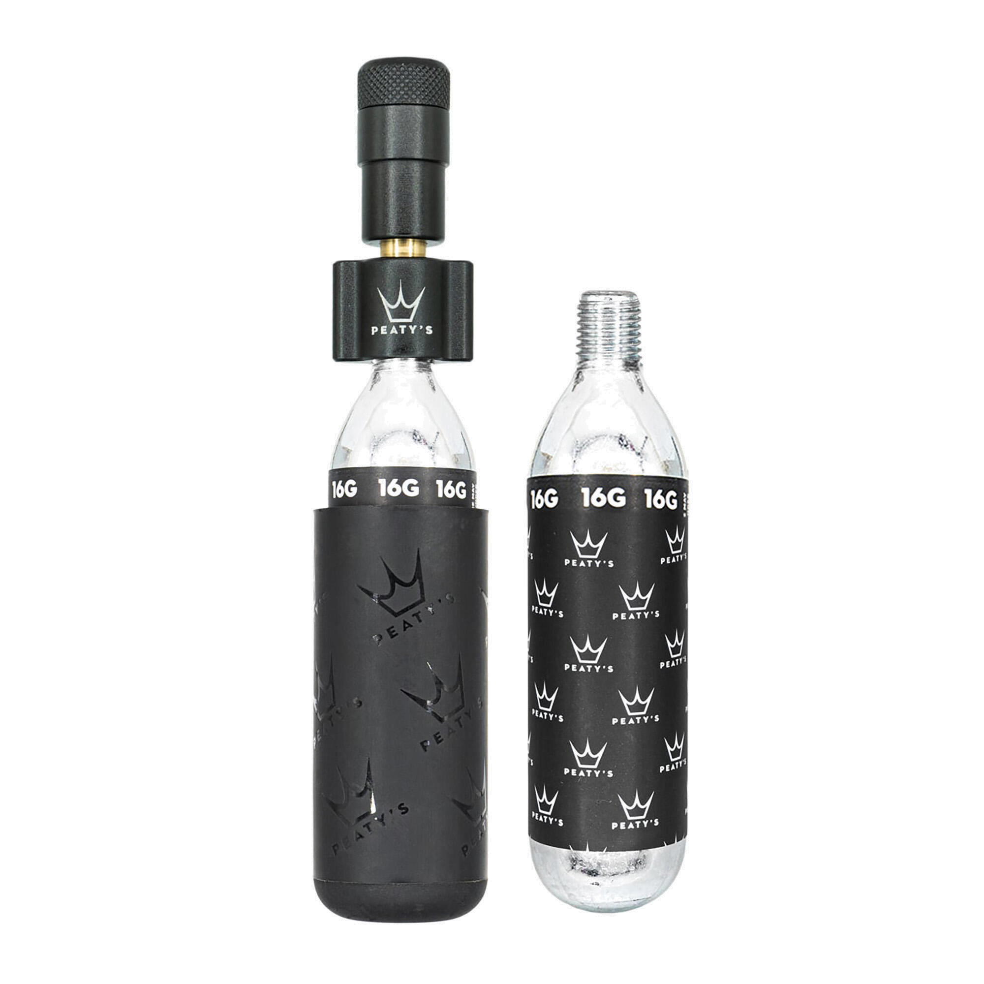 PEATY'S Pompa da bicicletta Peaty's Holeshot + cartucce CO2 - Road&Gravel