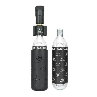Peaty's Holeshot Fahrradpumpe + CO2-Kartuschen – Road&Gravel