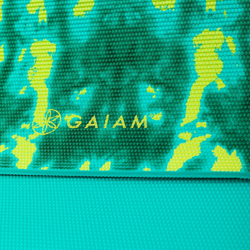 Gaiam Turquoise Lotus yogamat