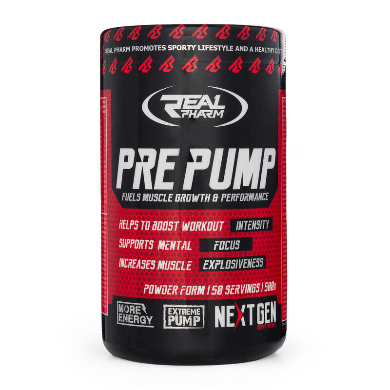 Real Pharm Pre Pump pre-antrenament 500 g