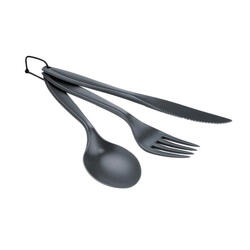 Couvert randonnée - Ring Cutlery gris