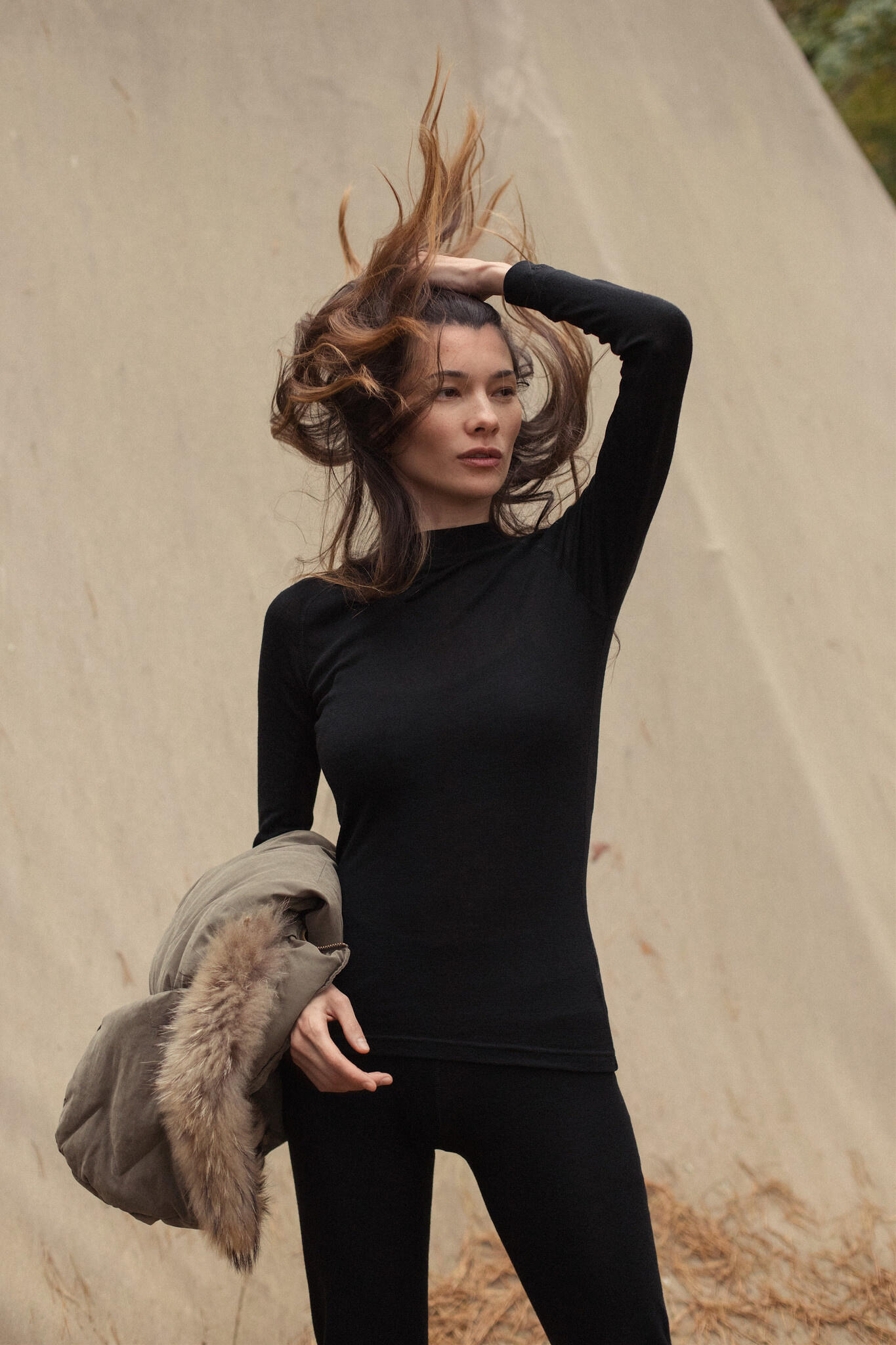 Thermowave Merinowol Warm Long sleeve shirt - Dames - Black 2/5