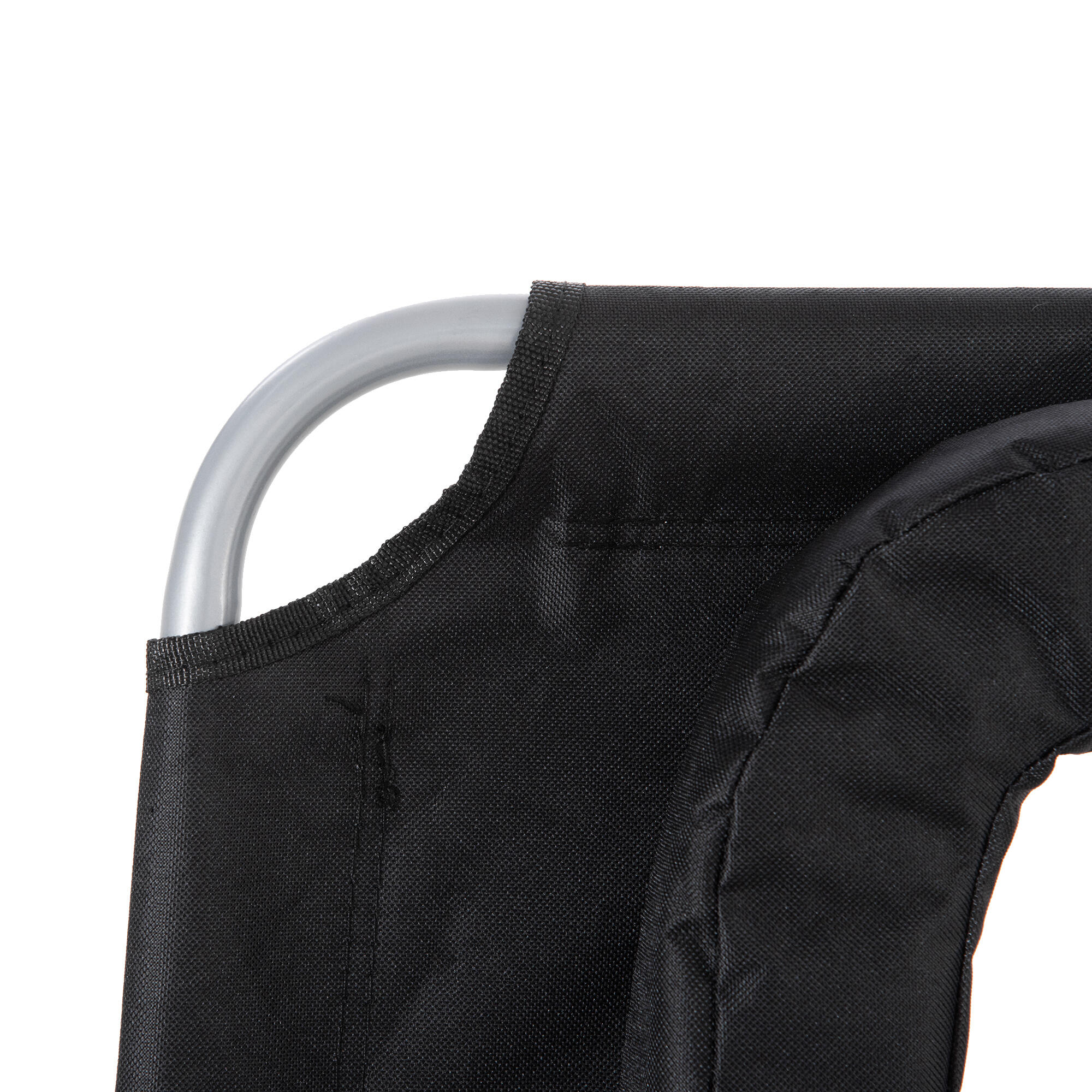 Tumbona Reclinable Outsunny 182x56x28 cm Negro 6/7