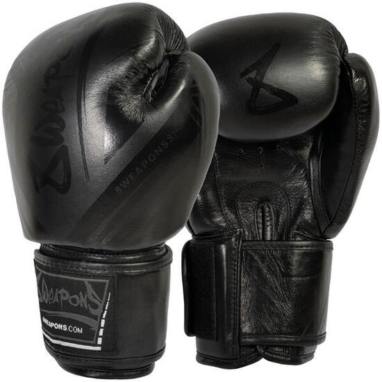 Boxhandschuhe Shift 8 WEAPONS 10 OZ echtes Leder, dreifache Polsterung