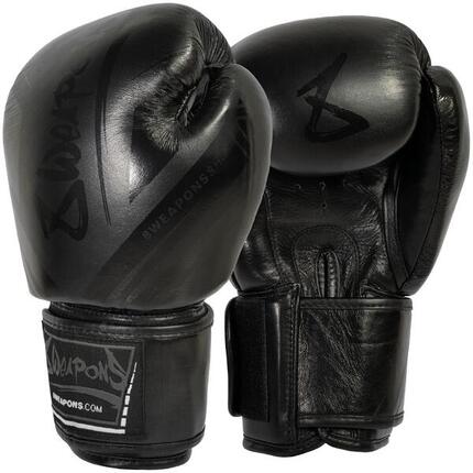Boxhandschuhe 8 WEAPONS – Schwarz matt – 16 Oz – Shift