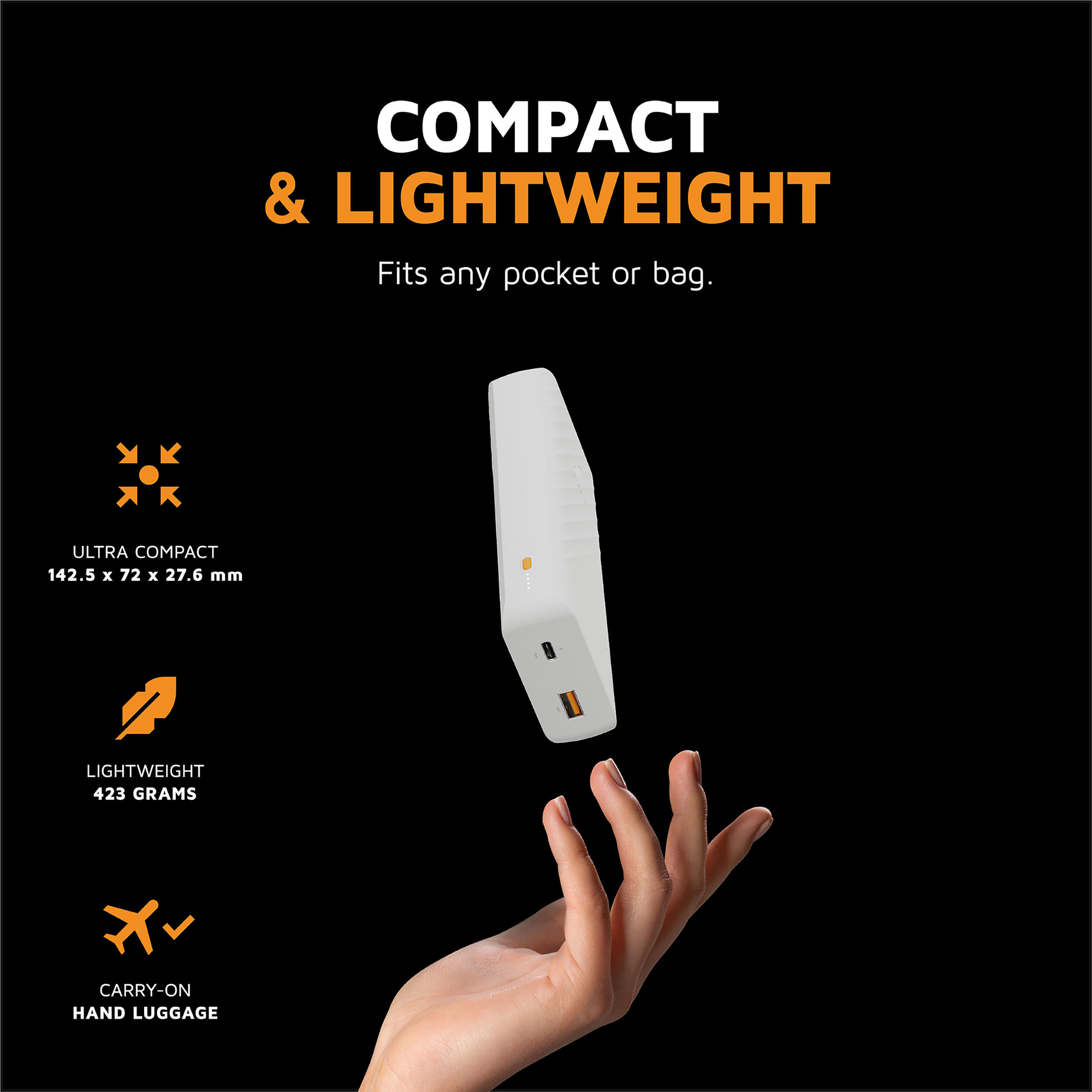 Xtorm 15W FastCharge Go2 Batterie externe 20.000mAh - Blanc 7/7