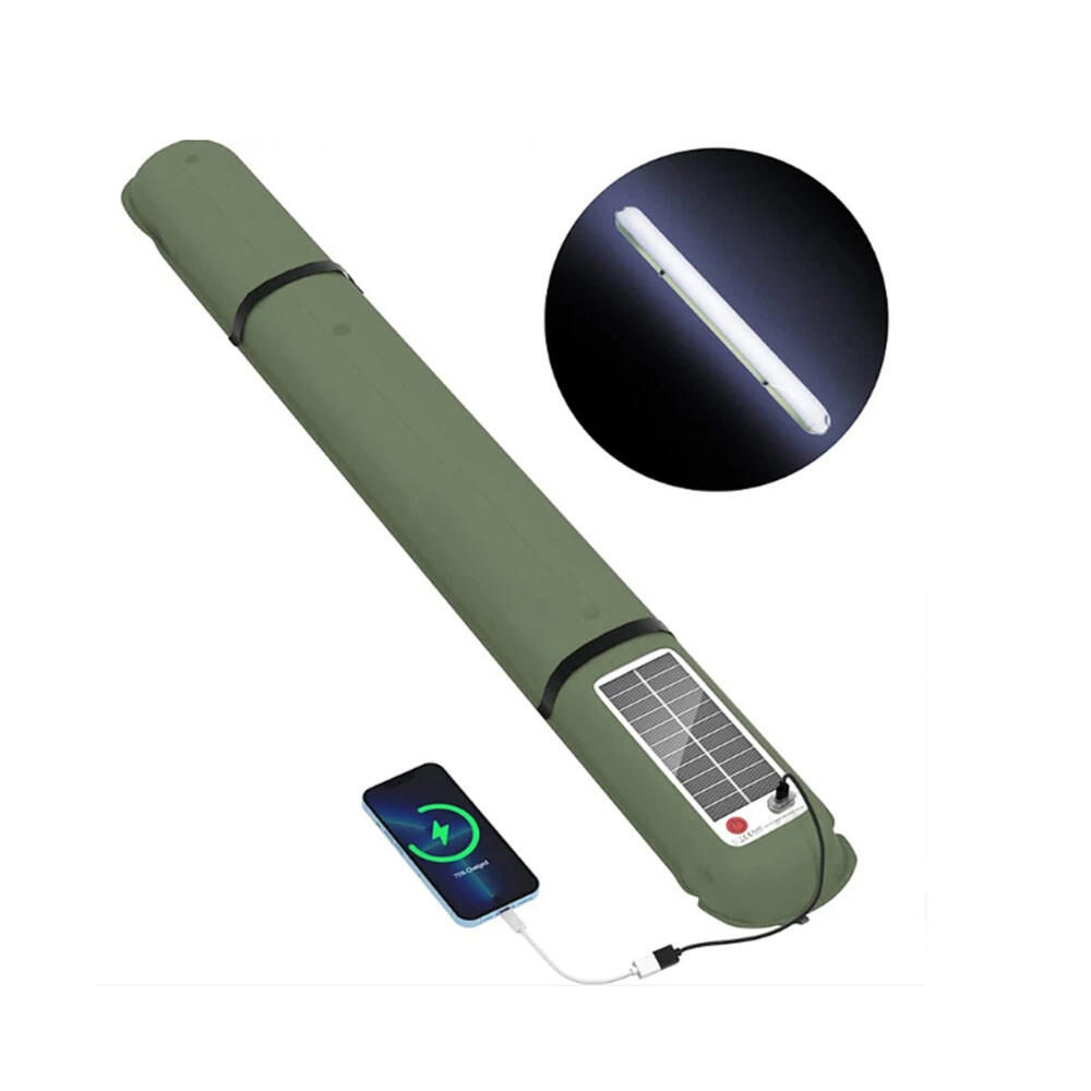 Campinglamp Opblaasbare TL  Zonne-energie  Powerbank 2/8