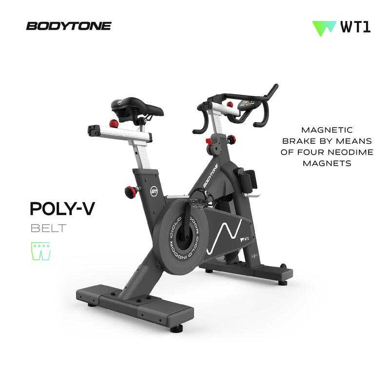 Bicicleta ciclo indoor profesional magnética Bodytone inercia 20kg