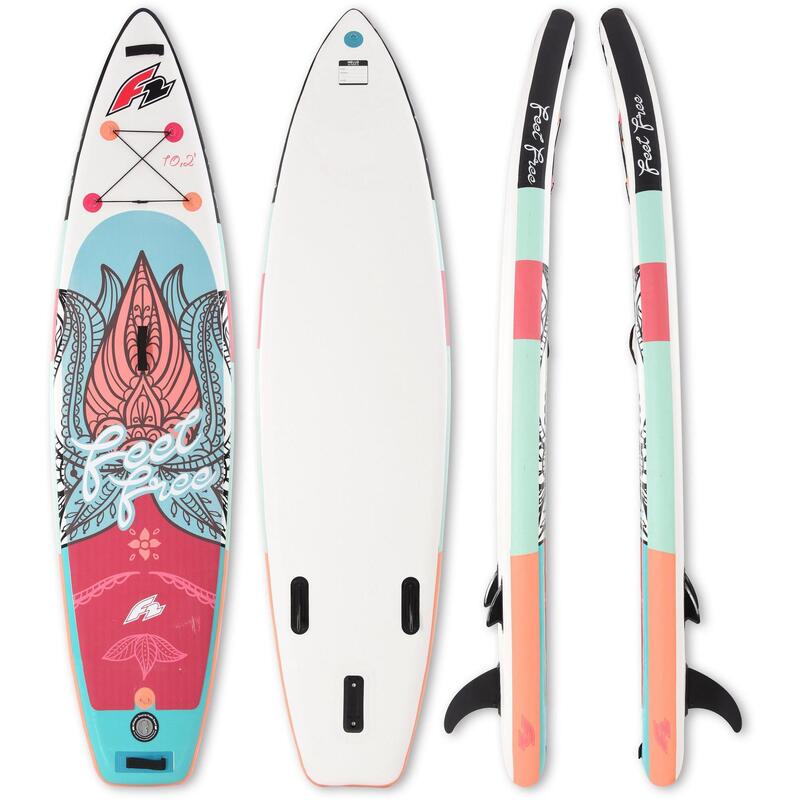 Tabla de Stand Up Paddle Hinchable Mujer ''Feel Free 10,2''