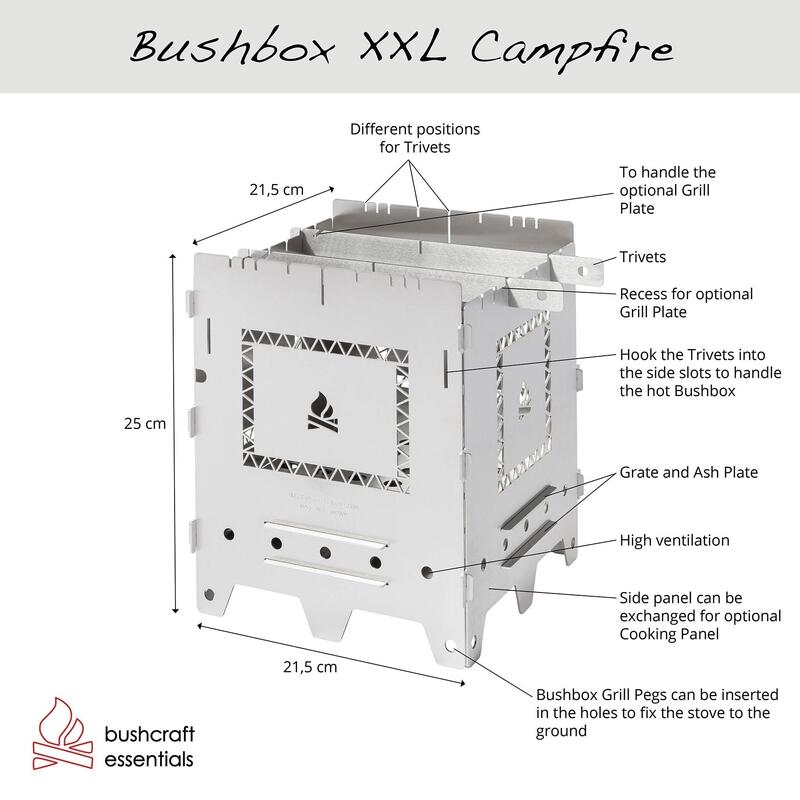 Bushcraft Essentials Bushbox XXL - Fuoco da campo