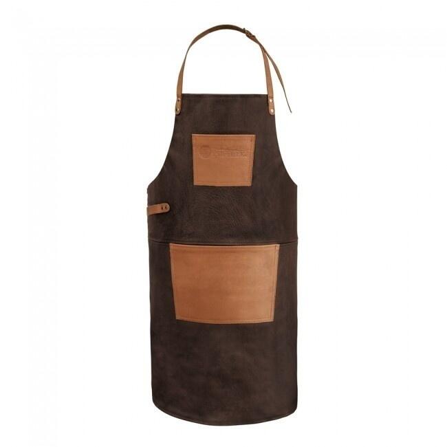 Buffalo Leather Apron with Neck Strap
