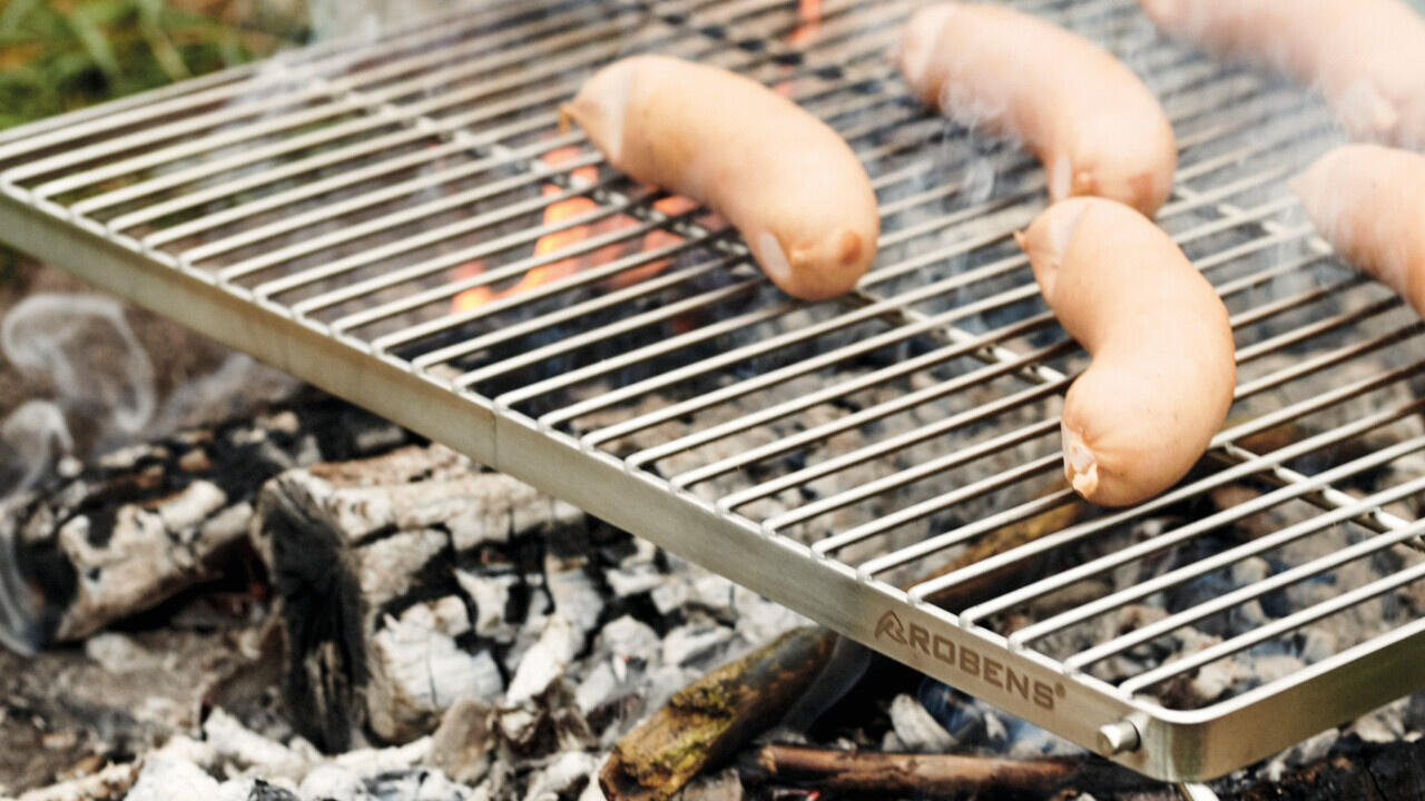 Kompaktowy grill ze stali nierdzewnej Robens Lassen Combo L 3/5