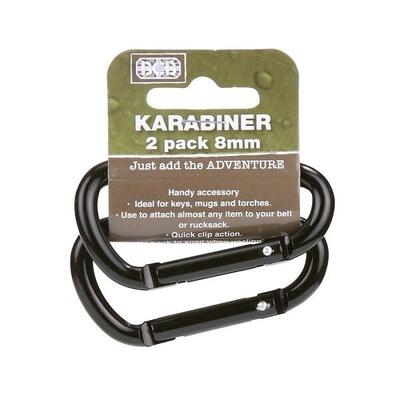 Bcb adventure 8mm karabijnhaak (2 stuks)