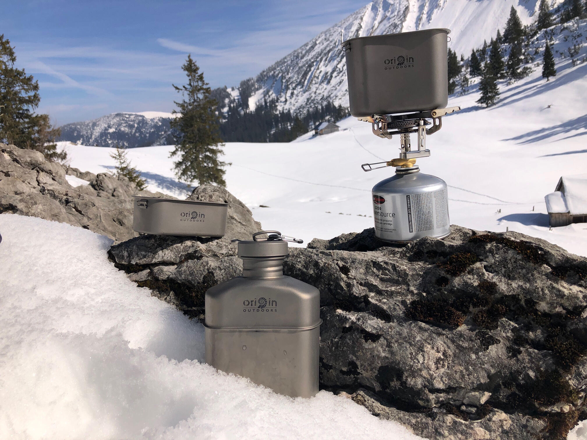 Origin Outdoors Gasbrenner für Gaskartusche - Umfang 3/6