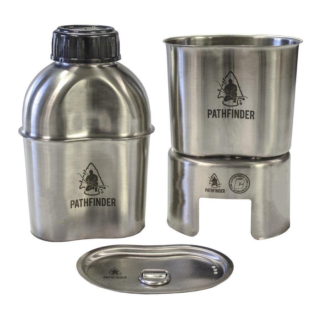 PATHFINDER Pathfinder Edelstahl-Flaschenkochset