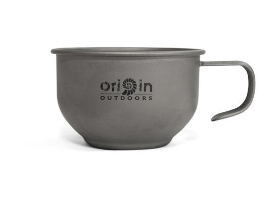Origin Outdoors Titan Becher mit Ohr 180ml - Titan Bushcraft