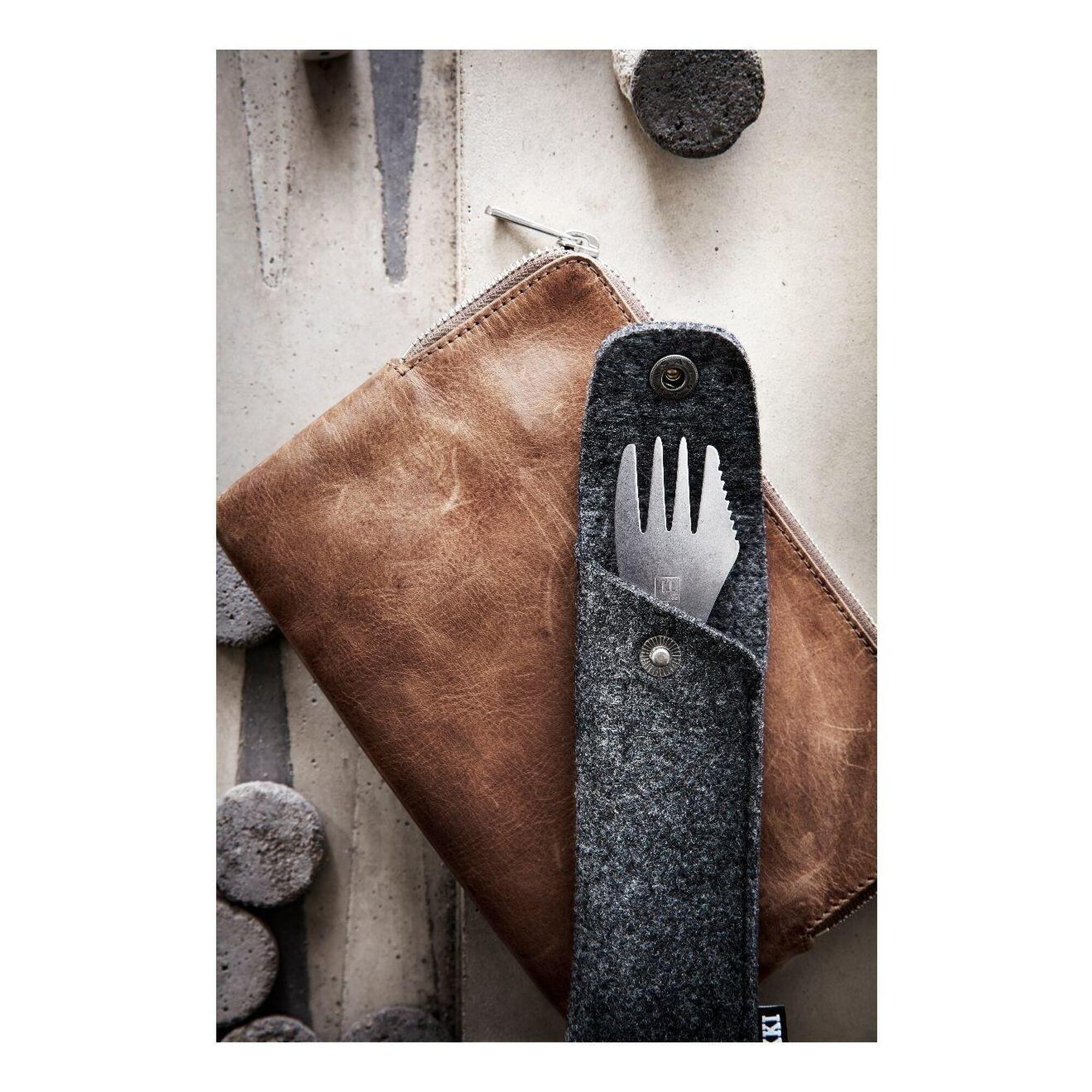 Talheres Campismo Eco Spork Titanium