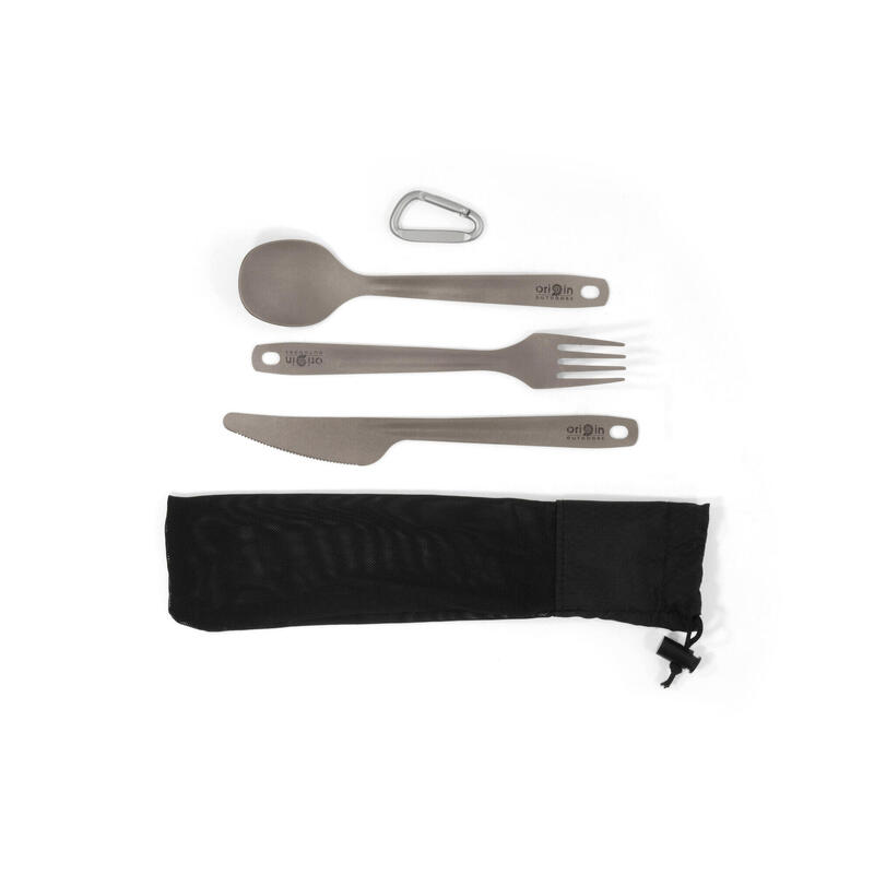 Origin Outdoors Titanium bestek set - Titan Bushcraft