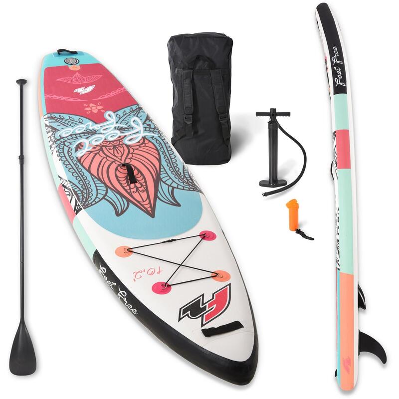 Tabla de Stand Up Paddle Hinchable Mujer ''Feel Free 10,2''