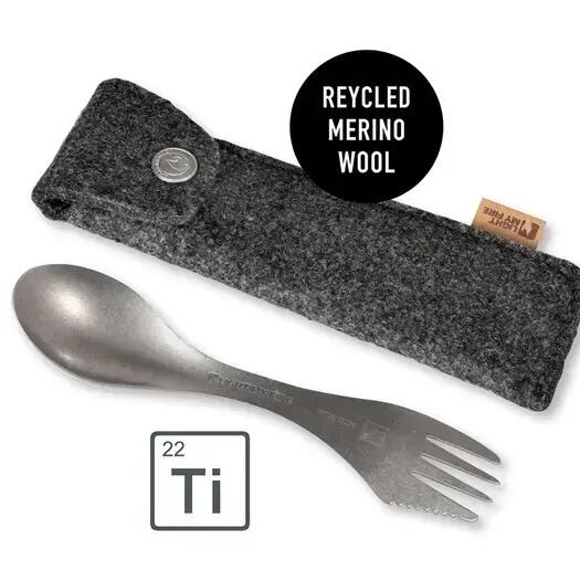 Light My Fire Titanium Spork Kit Grey