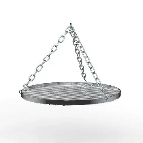 Petromax Hangende Grillrooster 50 cm – verchroomd staal, 3-kettingen