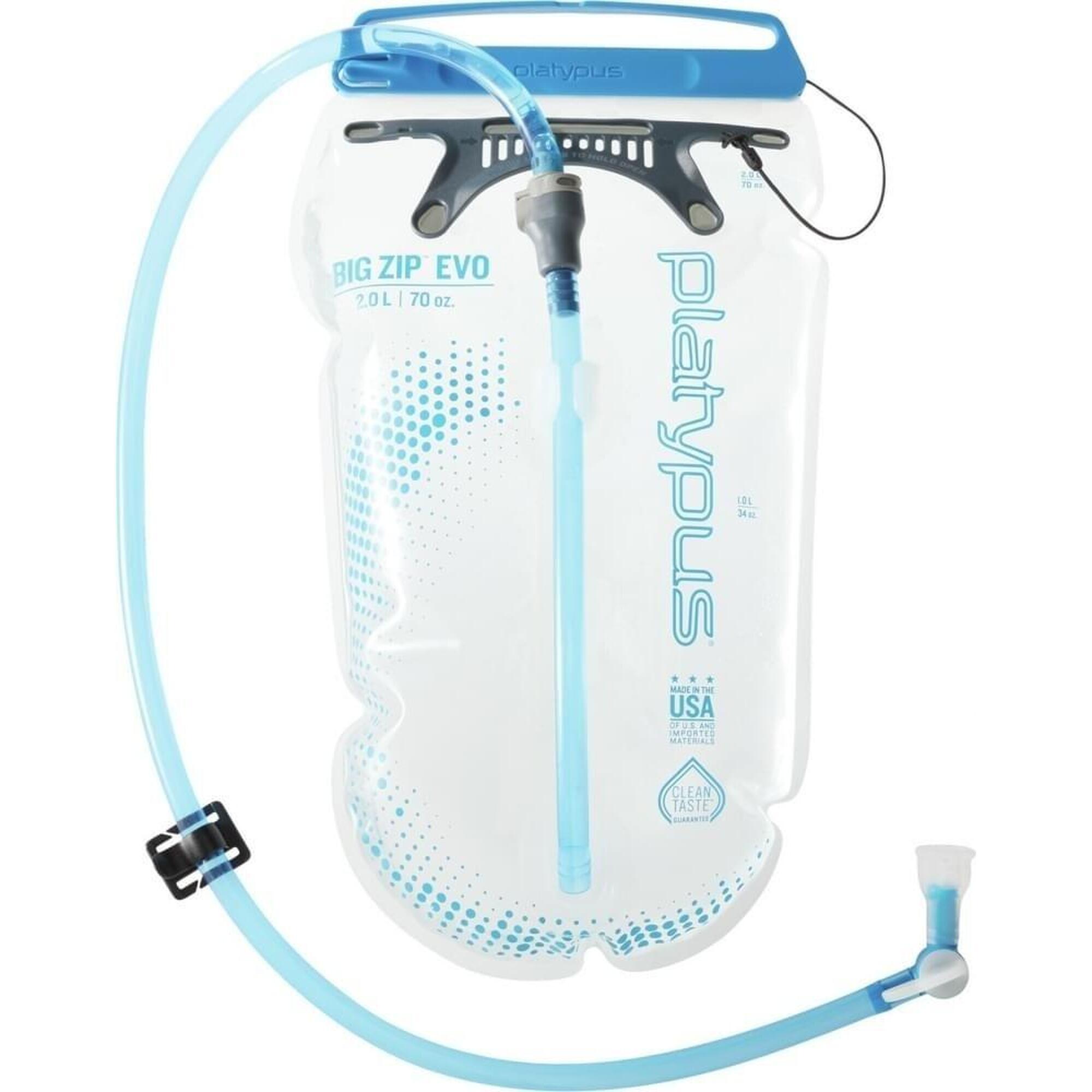 Platypus - Platypus Big Zip Evo 2 Litres - Poche À Eau - Blanc - 2 L - Decathlon