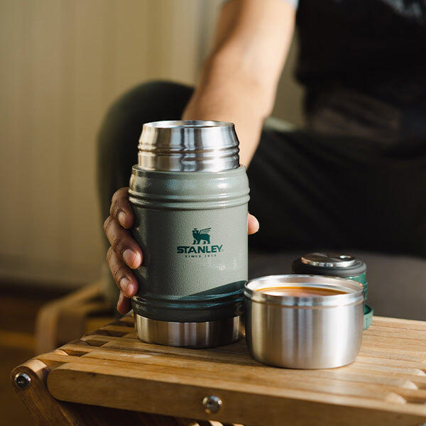 Termos mancare - The Artisan Thermal Food Jar - verde Hammertone Green - 0.5L
