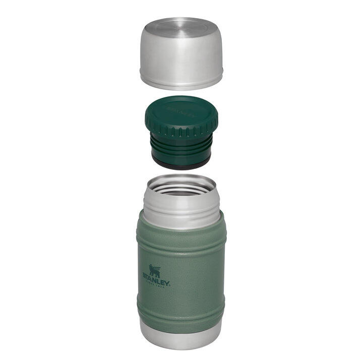 Termos mancare - The Artisan Thermal Food Jar - verde Hammertone Green - 0.5L