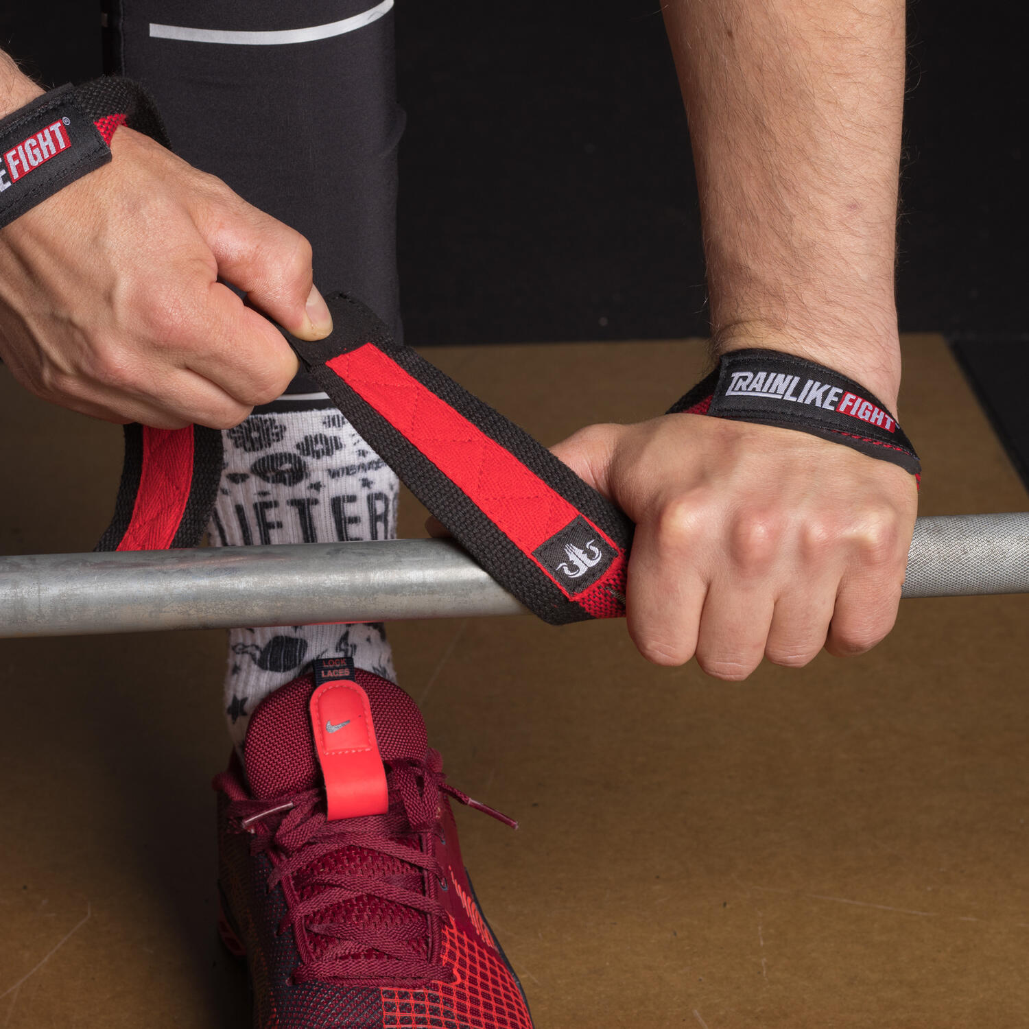 Correias/cintos de halterofilismo Vermelho e preto 4/6