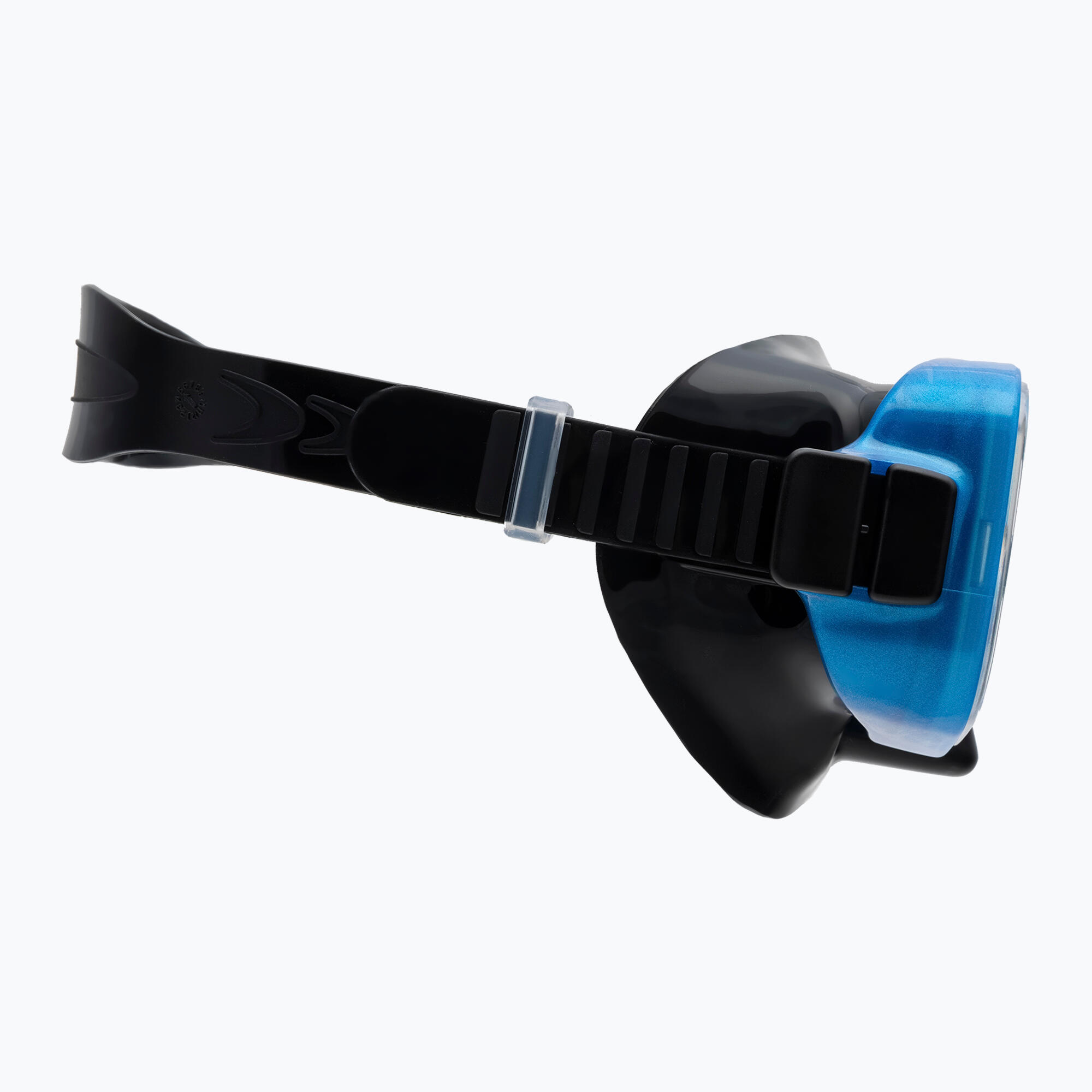 TUSA Mini-Kleio Junior Combo Snorkelset - Zwart/Vissenstaartblauw 3/5