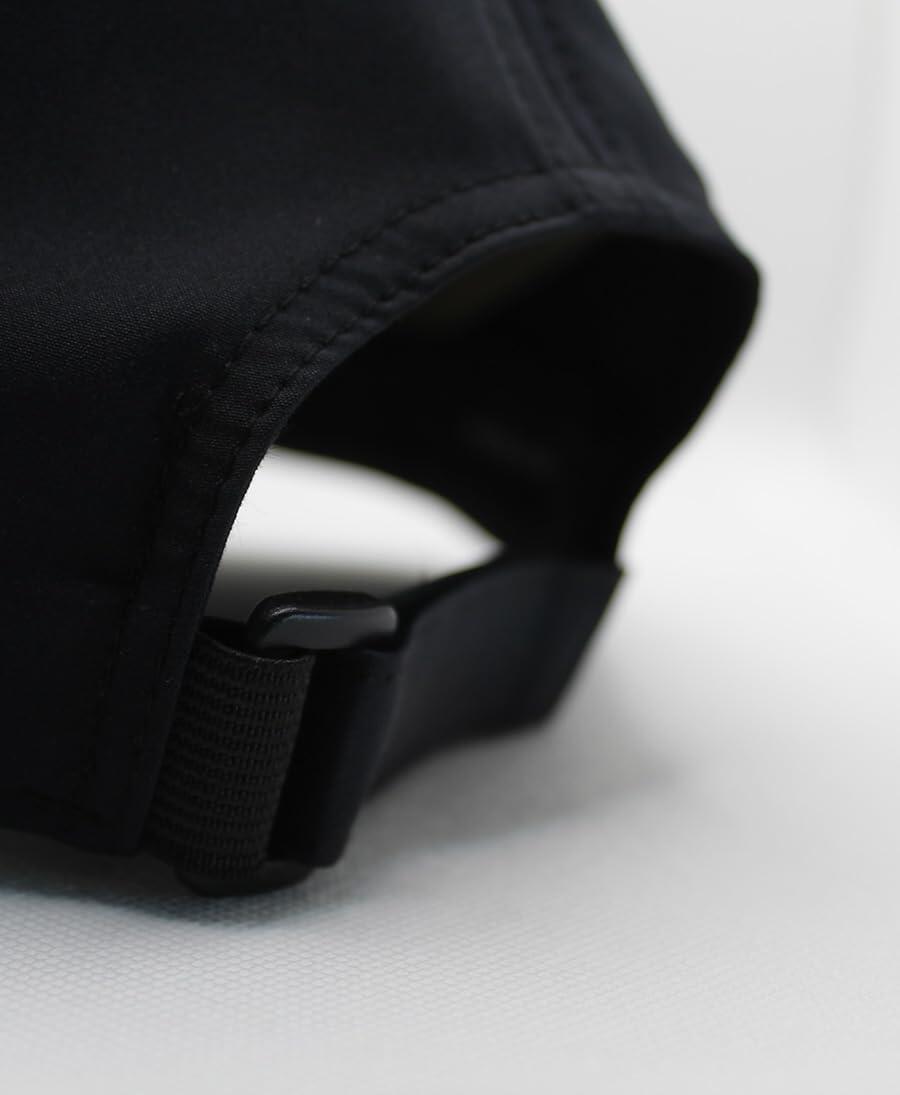 Boné de trekking reciclado – chuva – proteção solar – homem / mulher (Preto) 4/5