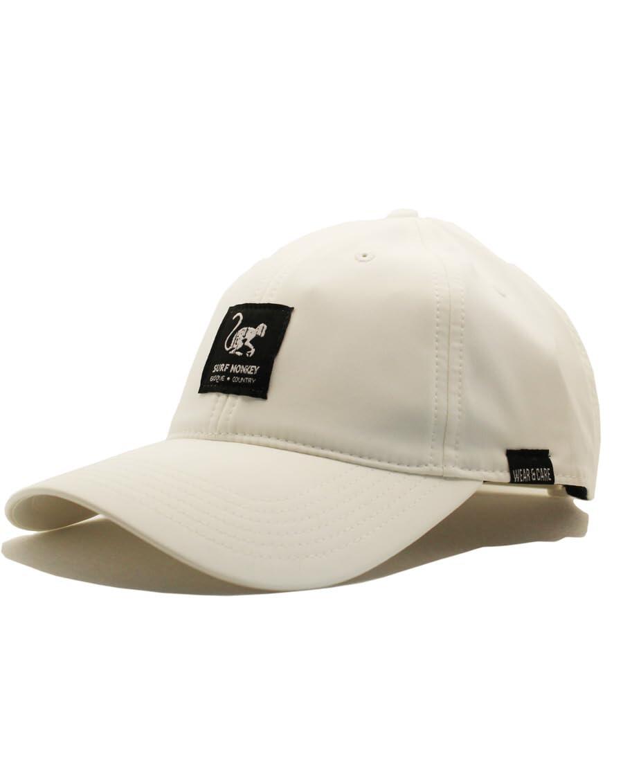 SURF MONKEY Sportpet - Gerecycled - Waterbestendig - UPF50 / Volwassene / One size (Wit)