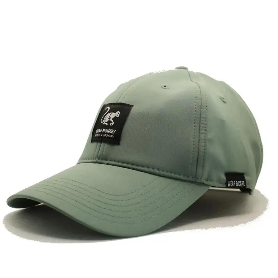 Recycled trekking cap – rain – sun protection – men / women (Sage)