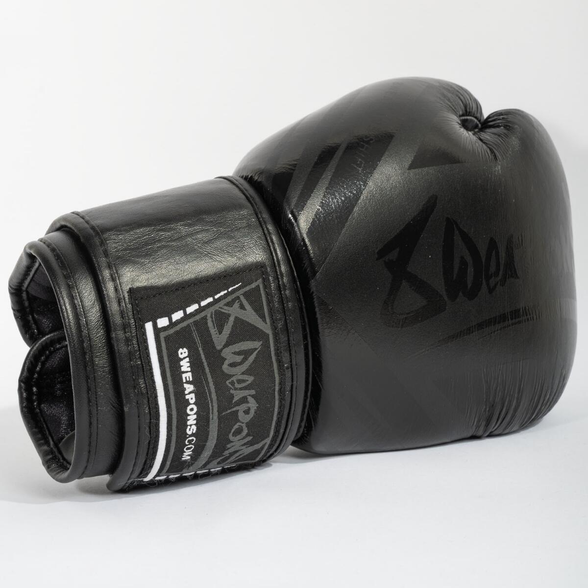 Boxing Gloves 8 WEAPONS – Black Matt – 12 Oz – Shift 6/7