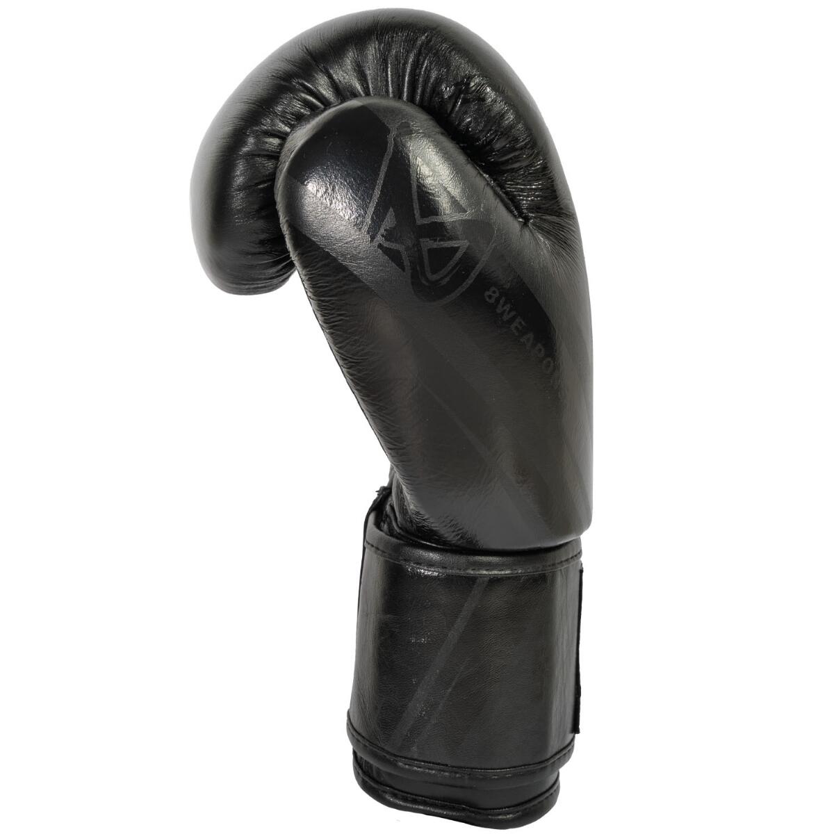 Guanti da boxe 8 WEAPONS – Nero opaco – 10 Oz – Shift 5/7