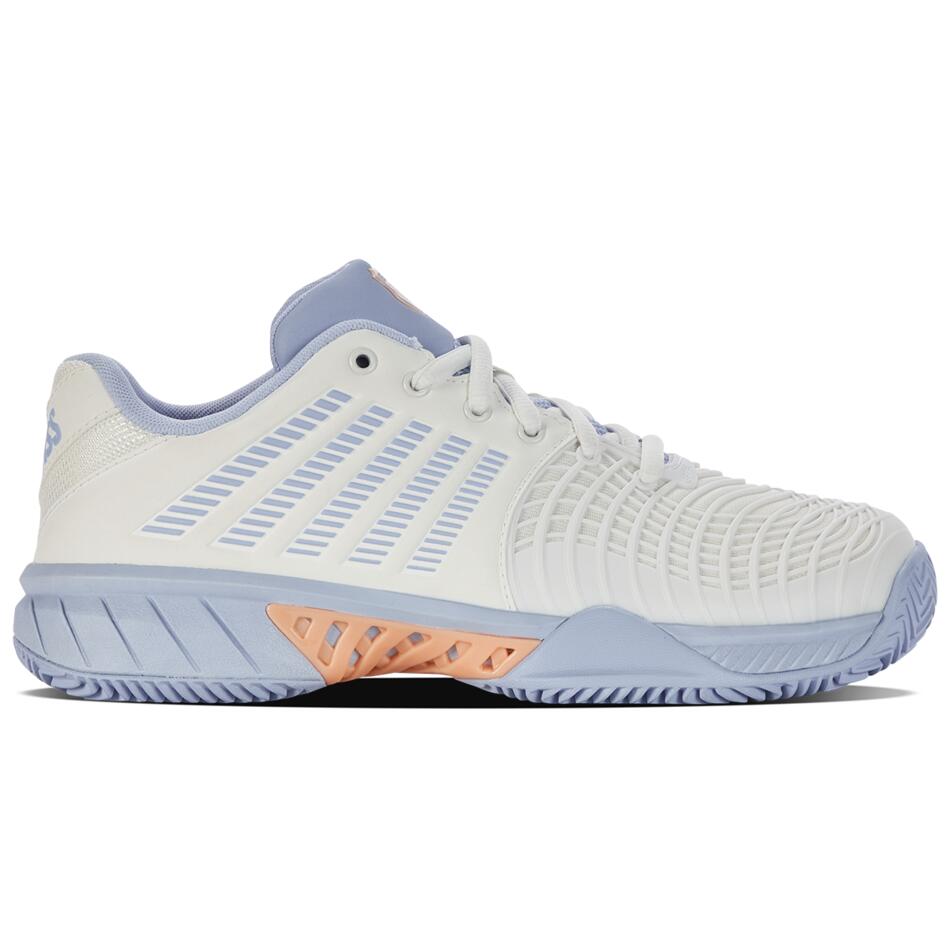 K Swiss Express Light HB 3 Womens Tennis Shoes Star White Lilac K SWISS Decathlon